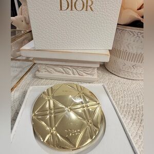 Dior Gold Double Sided (one side with double amplification ) Compact Mirror